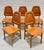 Set of 5 - Mid Century Modern Scandinavian Dining Chairs | Diamond Stitched Upholstery, C. 1960's For Sale - Image 14 of 15