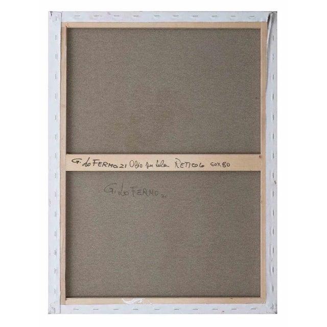 Giorgio Lo Fermo, Reticulum, Original Oil on Canvas, 2021 For Sale - Image 3 of 5