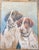 We are selling this early 20th century oil on wood panel of two pinter hunting dogs. This image is commonly seen of the...