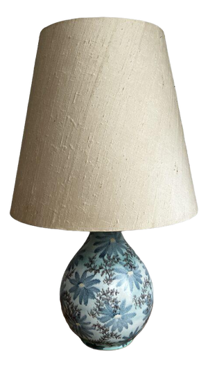 Ceramic Floral Table Lamp