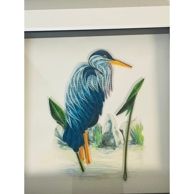 1970s 1970s Florida Coastal Collage Art Framed 6 PCS Set Sea Shells, . Pelicans For Sale - Image 5 of 6