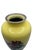 Metal Vintage Japanese Ando Jubei Yellow Cloisonne Enamel Vase For Sale - Image 7 of 10
