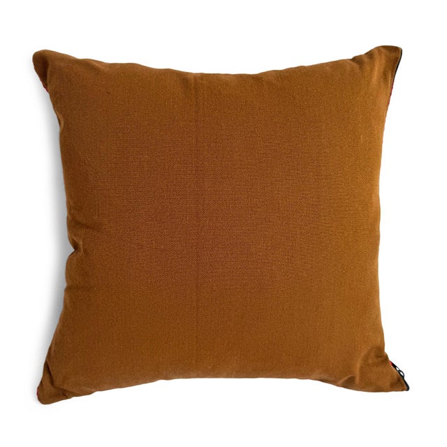 Boho Chic Cusco Peruvian Frazada Pillow For Sale - Image 3 of 6