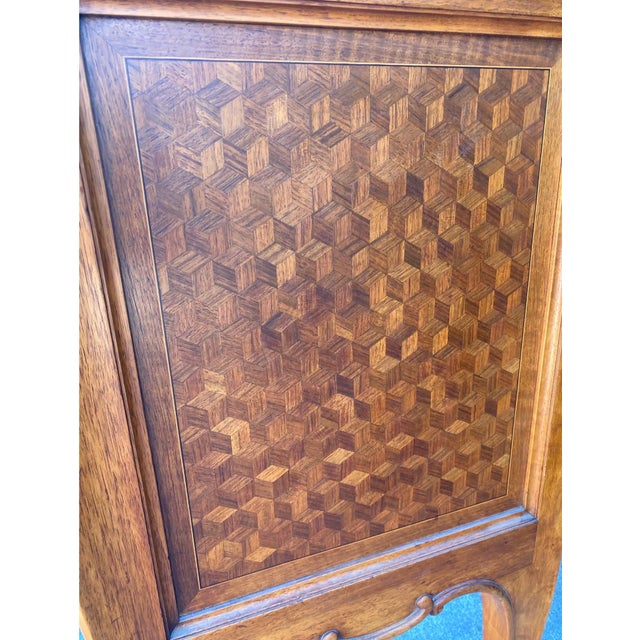 Early 20th Century Early 20th Century Pair of Singed Linke Bronze Mounted Parquetry Commodes, Francois Linke, Paris Fr For Sale - Image 5 of 14