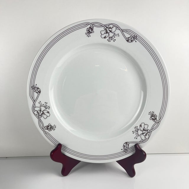 Elysa Dinner Plates from Sarreguemines, 1990s, Set of 6 For Sale - Image 4 of 10