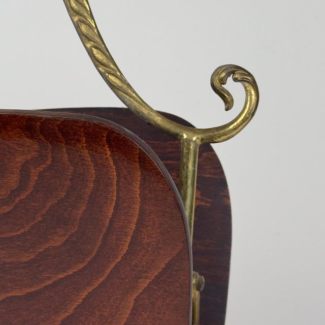 Vintage Magazine Rack, Italy, 1950s For Sale - Image 11 of 18