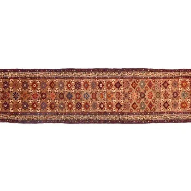Persian 1920s Persian Camel Hair Runner For Sale - Image 3 of 12