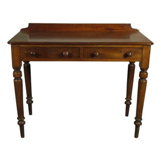 19th-C. William IV Mahogany Side Table For Sale