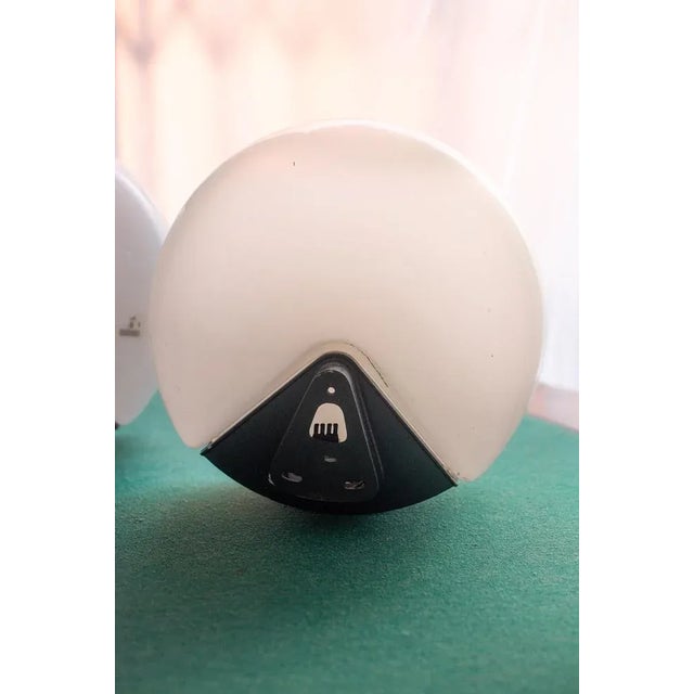 Murano Glass Wall Lights by Roberto Pamio for Leucos, Italy, 1970s, Set of 2 For Sale - Image 3 of 5