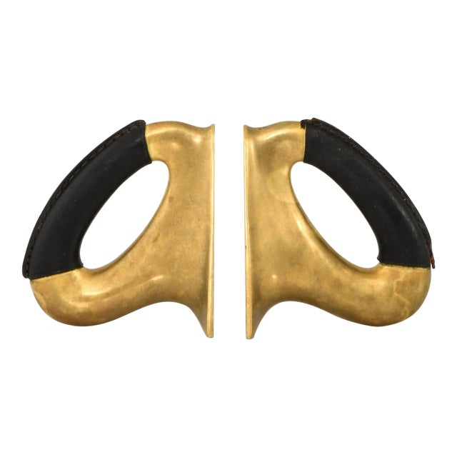 Metal Vintage Bookends by Carl Auböck, Set of 2 For Sale - Image 7 of 7