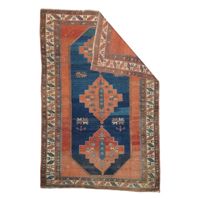 Early 20th Century Antique Kazak Rug 5'8'' x 8'6'' For Sale - Image 5 of 12