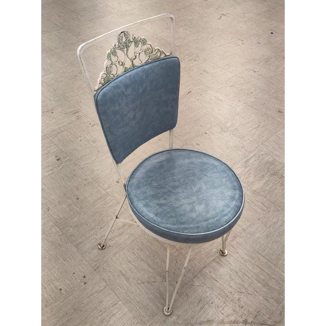 Mid 20th Century Mid-Century Modern Antarenni Iron Chairs - Set of 4 For Sale - Image 5 of 8