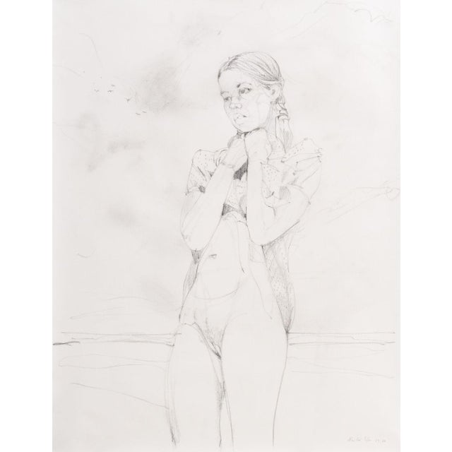Martin Eder (German, b. 1968), "Nach Hause" [Coming Home], 2005, Graphite on Handmade Paper, signed in pencil and dated...