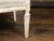 Italian 19th Century White Painted Sofa with Slanted Sides and Distressed Patina For Sale - Image 10 of 10