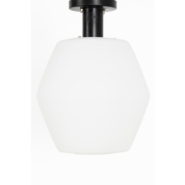 Glass Vintage Ceiling Lamp by Raak For Sale - Image 7 of 7