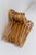 Wood Vintage Italian Bamboo and Rattan Coat Hangers, 1960s, Set of 11 For Sale - Image 7 of 13