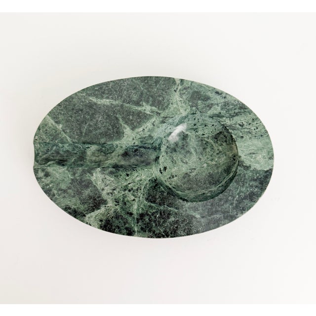 Green Vintage Marble Cigar Ashtray For Sale - Image 8 of 8