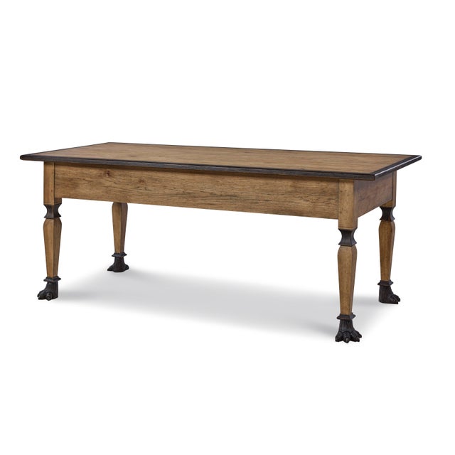 Century Furniture Tara Shaw for Century Furniture Trocadero Desk - French Dry Natural For Sale - Image 4 of 6