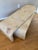 Karl Springer 1970s Waterfall Style Folding Swivel Goatskin Mosaic Coffee Table Manner of Karl Springer For Sale - Image 4 of 12