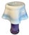 Art Glass Purple White Draped Vase Signed Rich Pitkethly For Sale - Image 9 of 18
