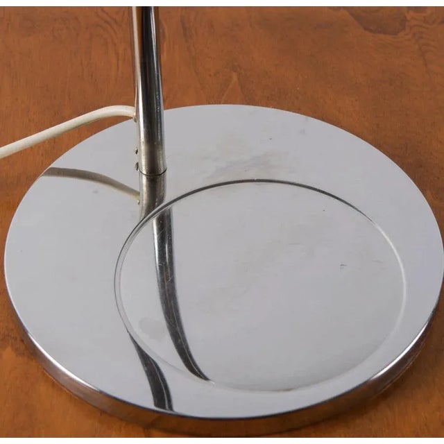 Italian Chromed Brass Venticinque Table Lamp by Sergio Asti for Candle Fontana Arte, 1960 For Sale - Image 13 of 14