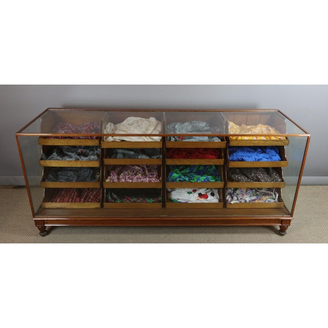 Walnut Display Dresser, 1930s For Sale - Image 13 of 13