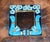 1970s Mirror with Blue Bird by Mithé Espelt, 1970 For Sale - Image 5 of 6