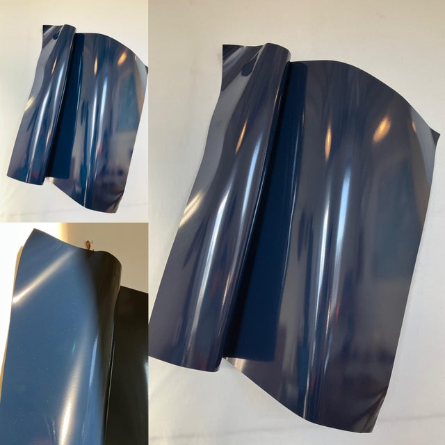 Folded Metal Wall Sculpture For Sale In Boston - Image 6 of 6