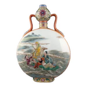 Late 19th Century Chinese Porcelain Eight Immortals Baoyuenping