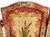 Antique Italian Floral Scarlet & Black Venetian Painted 4 Panel Folding Screen For Sale In New York - Image 6 of 15