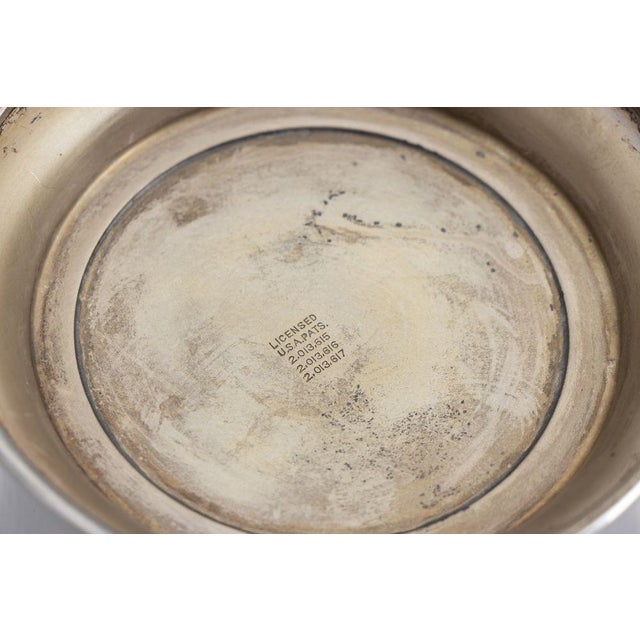 American Art Deco Hammered Chrome Cocktail Shaker For Sale - Image 14 of 15