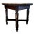 Antique Oak Drop-Leaf Table With Nailhead Edge For Sale