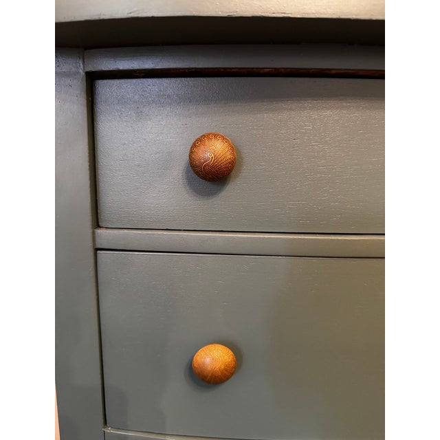 Hollywood Regency Vintage 5-Drawer Chest, Hand-Refinished in Hidden Gem For Sale - Image 3 of 9