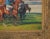 Mid-20th Century Salvator Domingo - Horse Racing Scene, Oil on Canvas For Sale - Image 4 of 5
