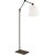 Modern Suzanne Kasler for Visual Comfort Signature Graves Articulating Floor Lamp in Bronze with Linen Shade For Sale - Image 3 of 4