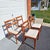 1980s Set of 4 Late 20th Century Mid-Century Modern Chairs For Sale - Image 5 of 17