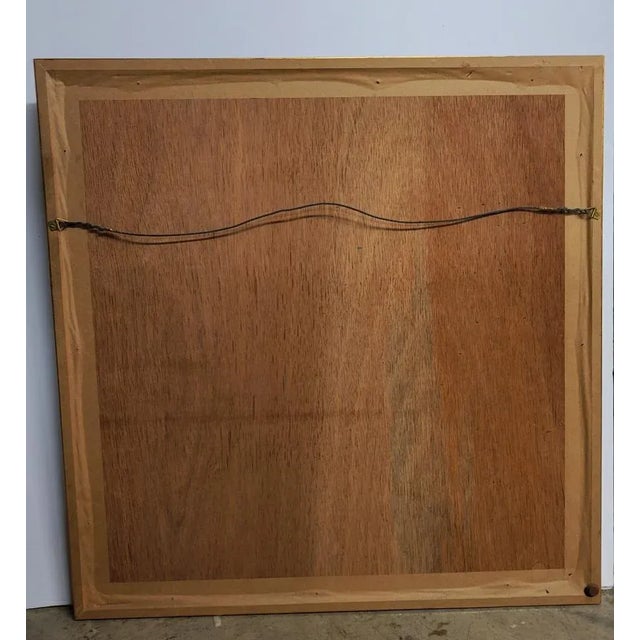 Framed Antique Myanmar Thai Burmese Kalaga Padded Tapestry With Eagle Bird For Sale - Image 4 of 4