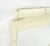 Pair of White Lacquer Mid Century Modern Rectangle Faux Bamboo Wall Mirrors MINT