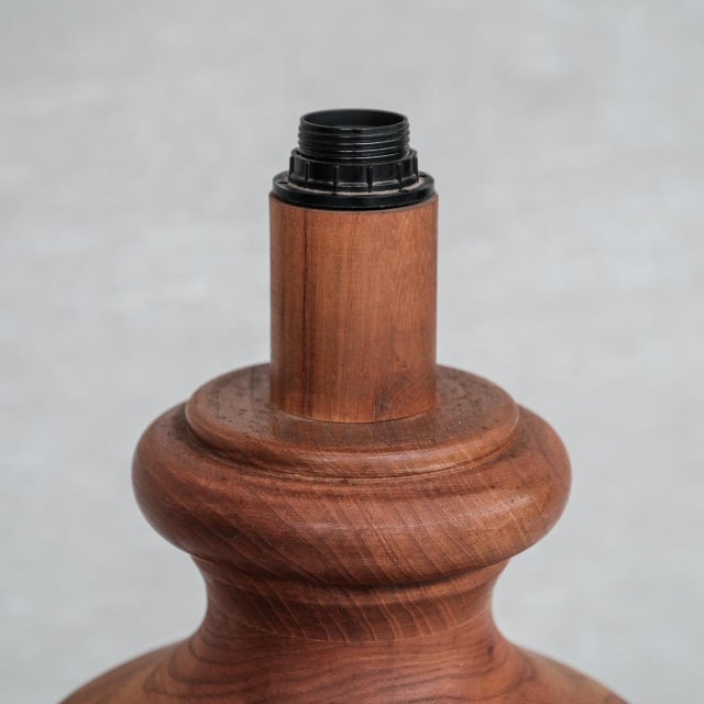 Mid-Century Italian Wooden Table Lamp, 1980s For Sale - Image 4 of 8