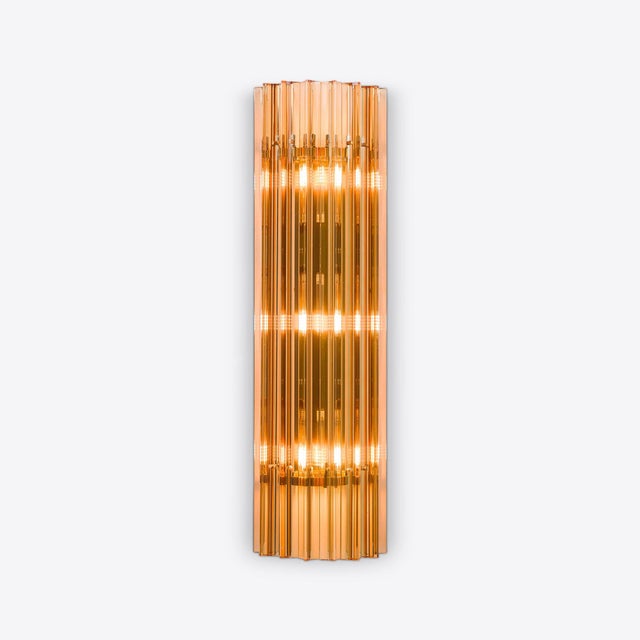 Large Amber Amaro Wall Light from Pure White Lines For Sale - Image 8 of 9