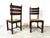 Wood Vintage Brutalist Oak and Wicker Dining Chairs, 1960s, Set of 6 For Sale - Image 7 of 12