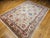 1900 - 1909 Vintage Persian Mahal Sultanabad Rug, Hand-Knotted Wool, Geometric Pattern, 9x12, Ivory & Blue For Sale - Image 5 of 18