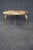 Onyx coffee table with gilded metal legs