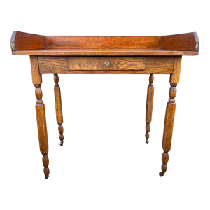 Antique 19th Century Oak Desk or Drafting Table.