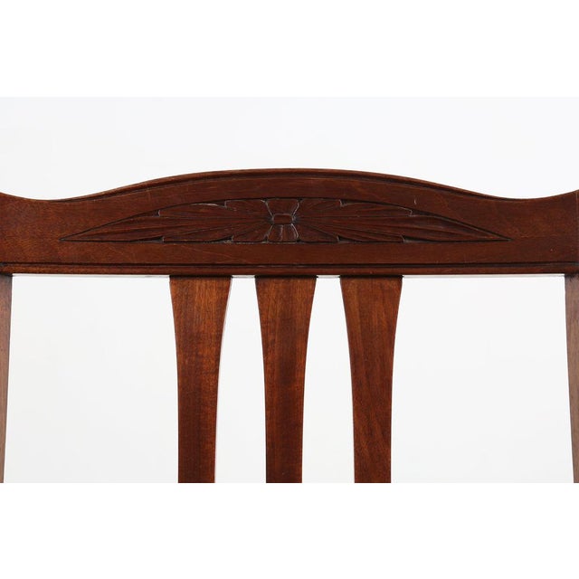 Mid-Century Modern Antique Armchair with Cane Seat, France, 1890 For Sale - Image 3 of 10