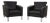 Black Leather 1200 Armchairs from Rolf Benz, Set of 2 For Sale