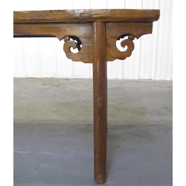 84" Long Antique Painting Table For Sale - Image 9 of 11