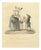After Miss Semple, Woman and Children of Amsterdam, 1817, Engraving For Sale