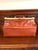 Rare vintage Italian leather bag with brass frame made for Mercedes-Benz. Perfect for any vintage Mercedes collector.