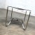 Late 20th Century Late 20th Century Modern Brushed Steel Tube Coffee Table With Removeable Black Glass Top For Sale - Image 5 of 12